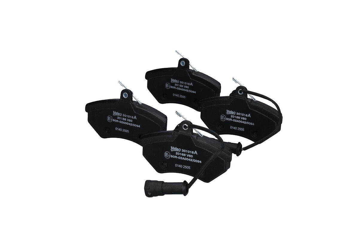 Jeu de 4 plaquettes de frein VALEO ref. 301016A